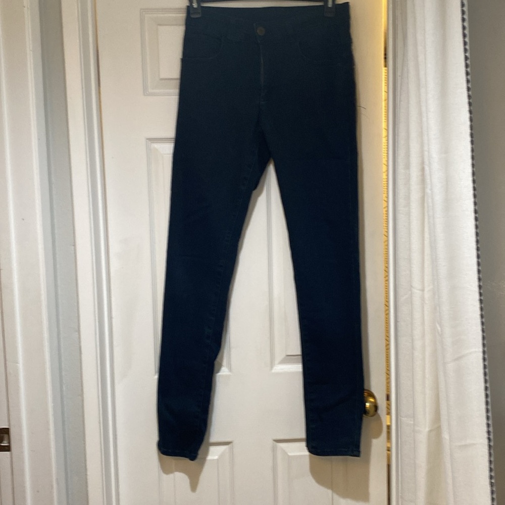 Tailored Athlete jeans; athletic fit.